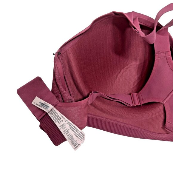 Victoria's Secret VSX Incredible Plunge Sports Bra Color Rose 38DDD NWOT - Picture 7 of 9